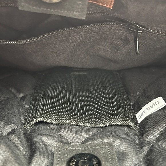 Gail DeLoach Asiaphile Woven Gator Brown Rattan Handbag Purse Clutch Vintage - Picture 11 of 13